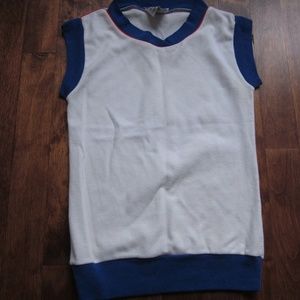 VINTAGE Wrap It Up - White and Blue T-Shirt